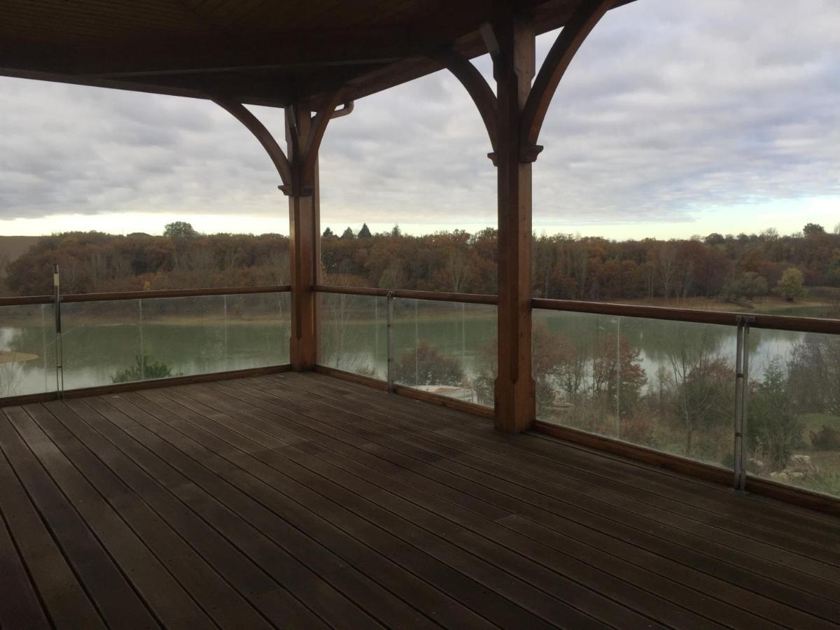 La Decouverte, Jacuzzi, Sauna, Et Terrasse Avec Vue Sur Lac A La Campagne Entre Toulouse Et Auch Villa Catonvielle Eksteriør billede