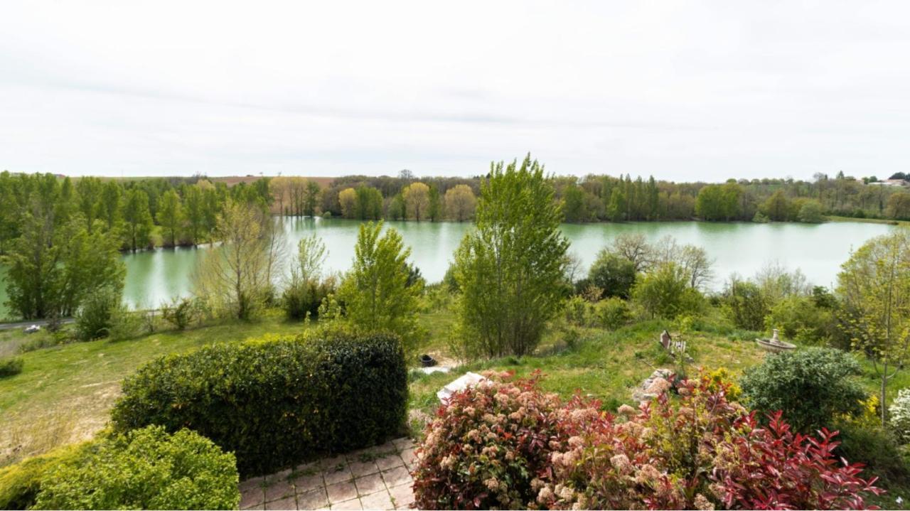 La Decouverte, Jacuzzi, Sauna, Et Terrasse Avec Vue Sur Lac A La Campagne Entre Toulouse Et Auch Villa Catonvielle Eksteriør billede