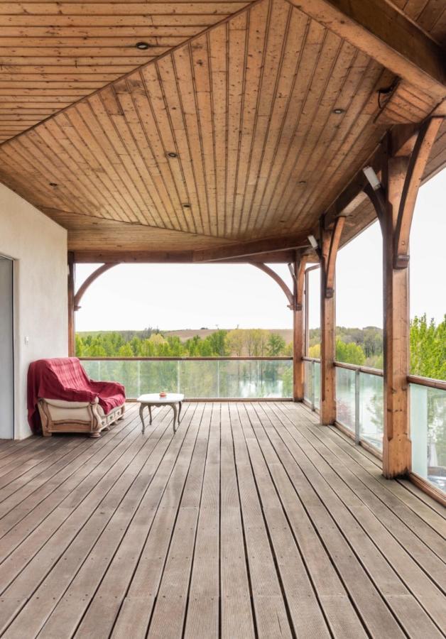 La Decouverte, Jacuzzi, Sauna, Et Terrasse Avec Vue Sur Lac A La Campagne Entre Toulouse Et Auch Villa Catonvielle Eksteriør billede